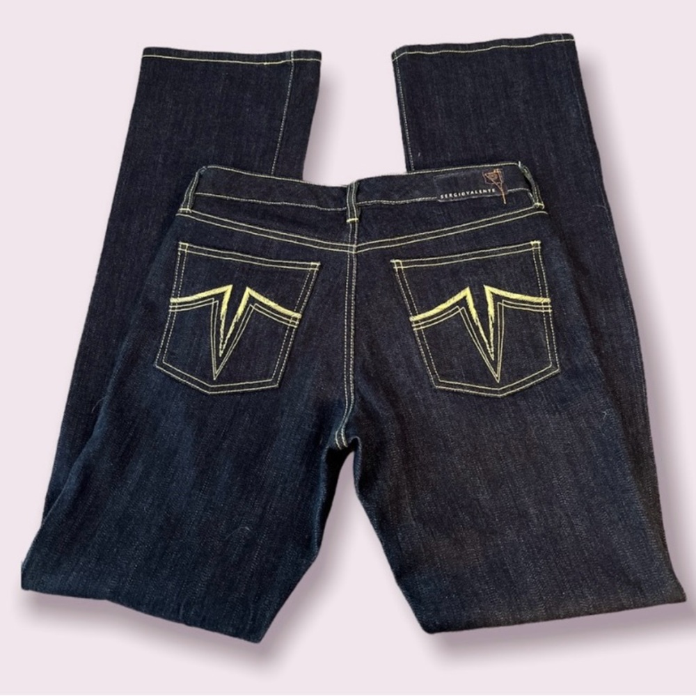 Vintage…..Sergio Valente Jeans with yellow stitching